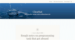 Desktop Screenshot of clearhat.org