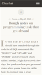Mobile Screenshot of clearhat.org